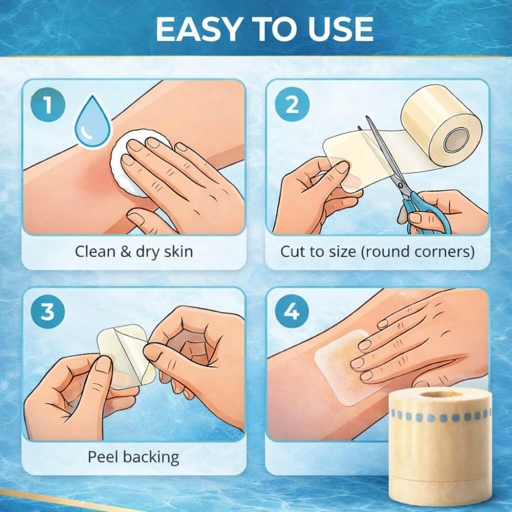 Hydrocolloid Healing Protection Roll Tape