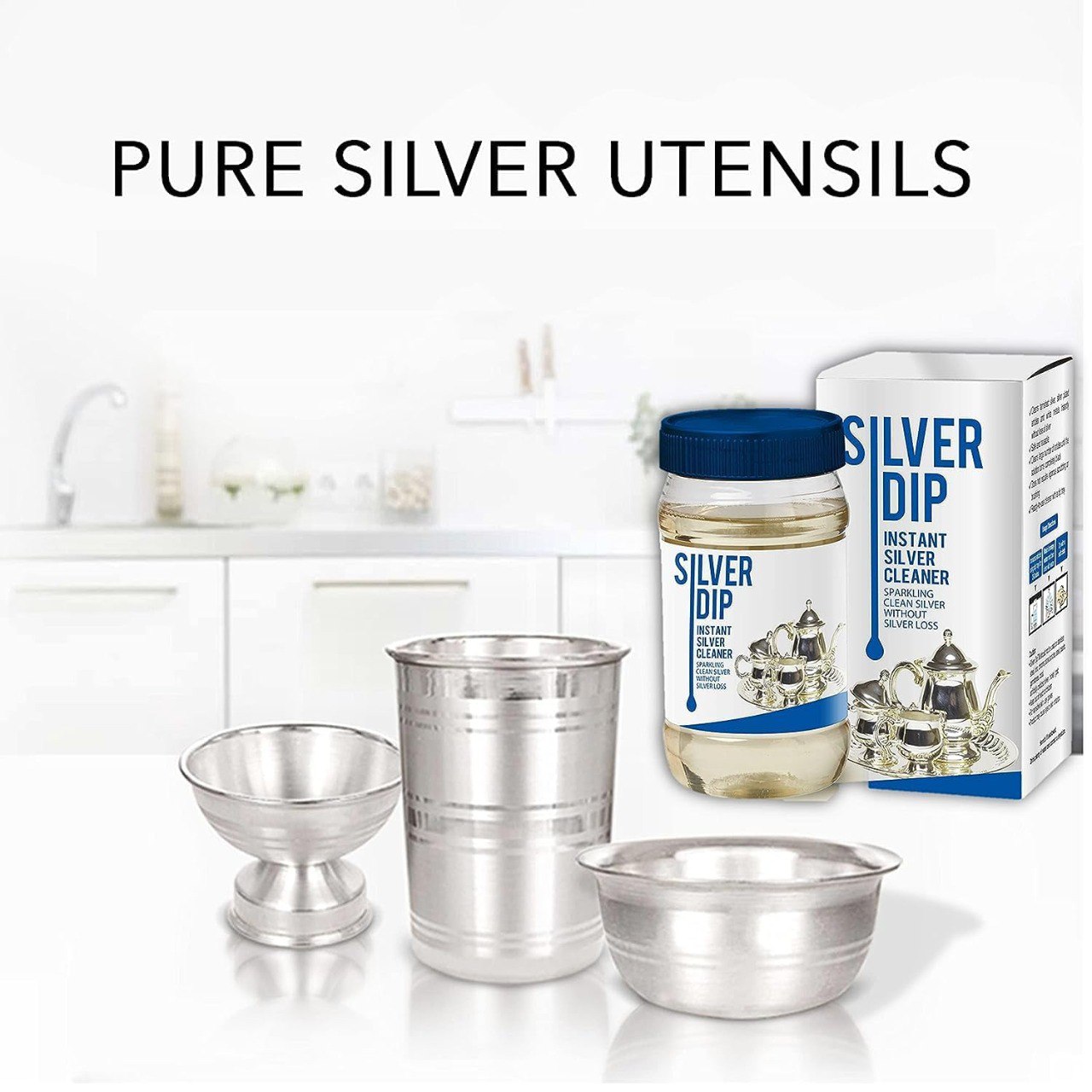 Silver Dip Instant Silver Cleaner, Professional Silver Polish Solution