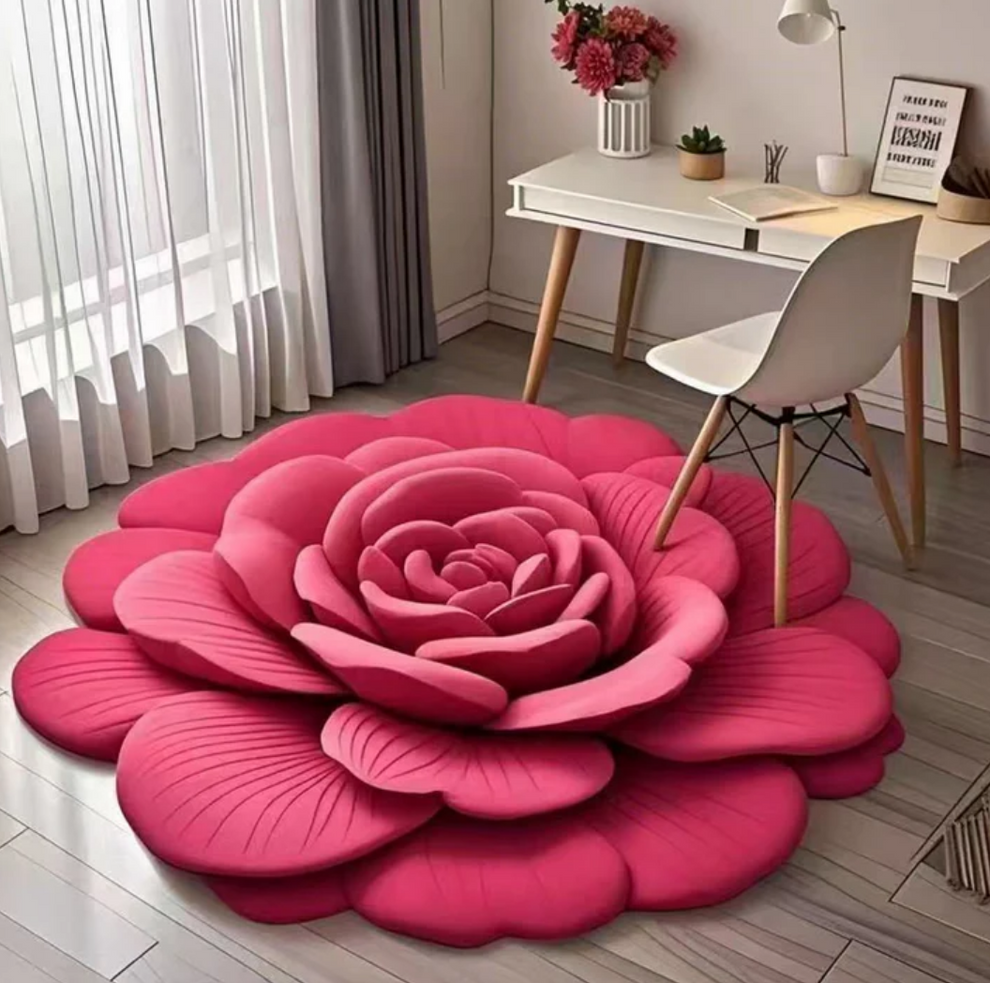 3d rose mat