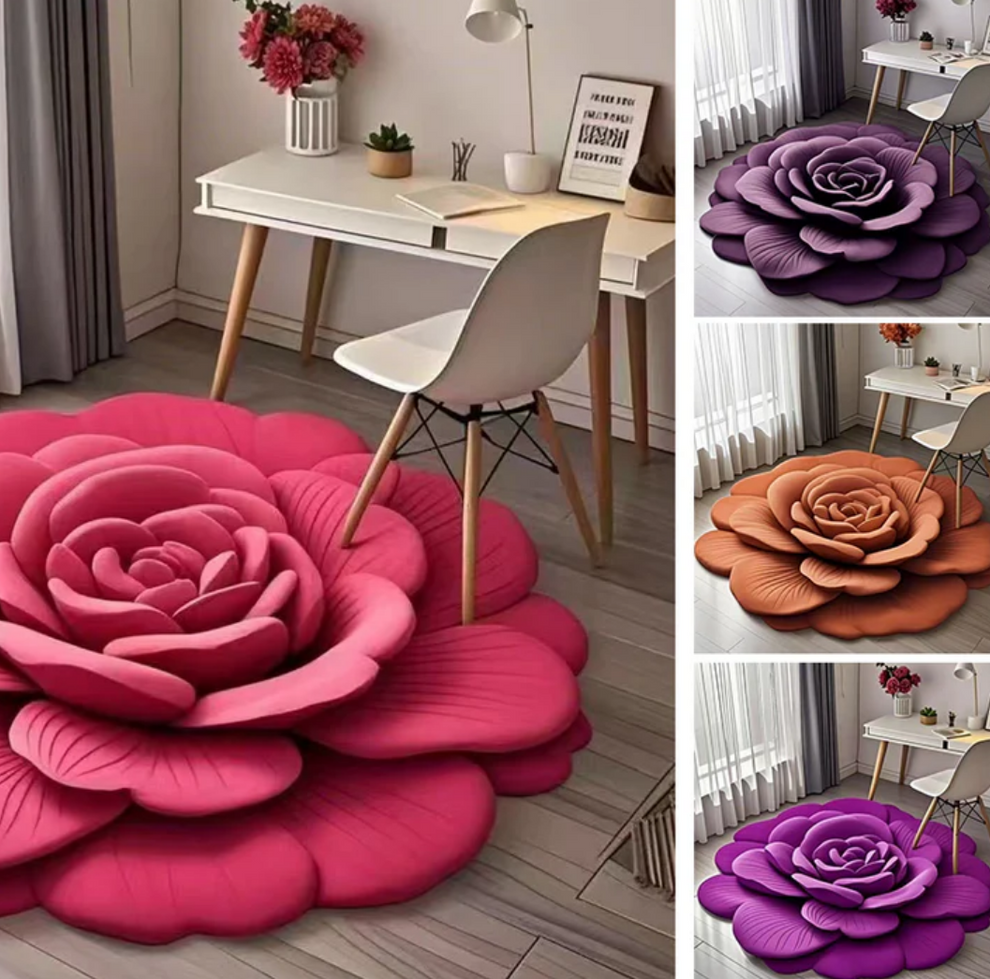 3d rose mat