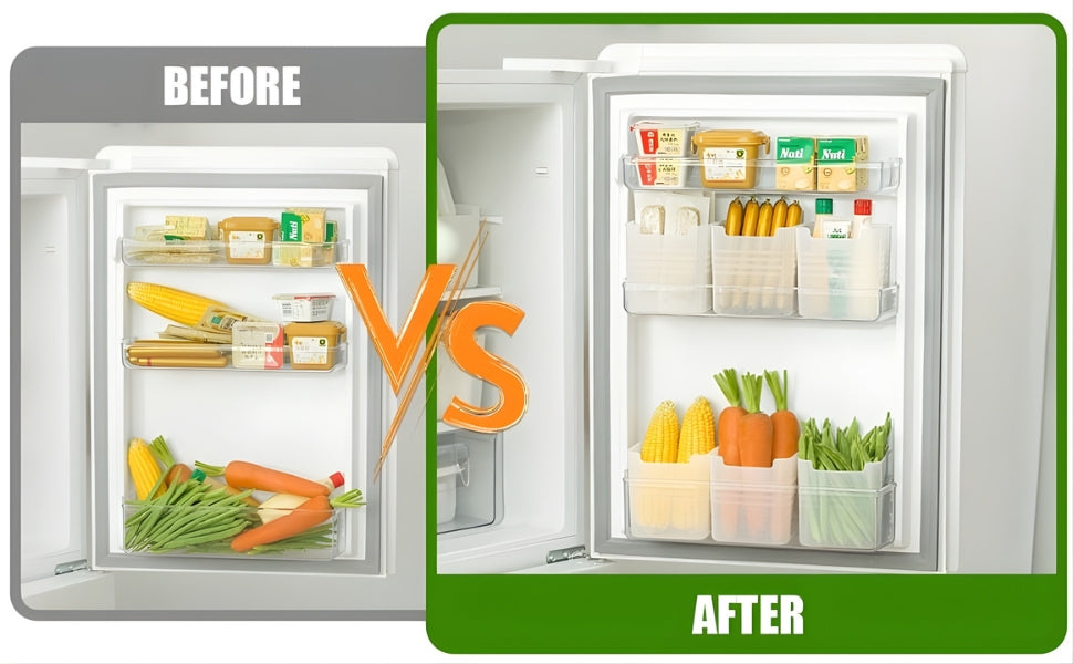 Multipurpose Refrigerator Storage Organizer Bins