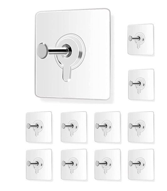 Self Adhesive Hooks for Wall Heavy Duty  (Pack of 20/30)
