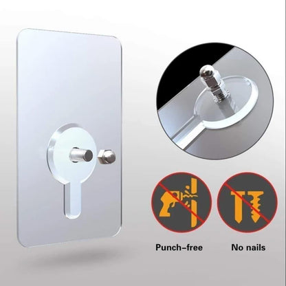 Self Adhesive Hooks for Wall Heavy Duty  (Pack of 20/30)