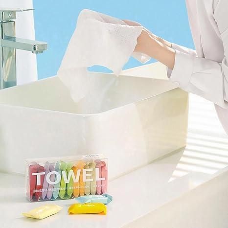 Compressed Disposable Towel Tablets (Pack of 14pc)