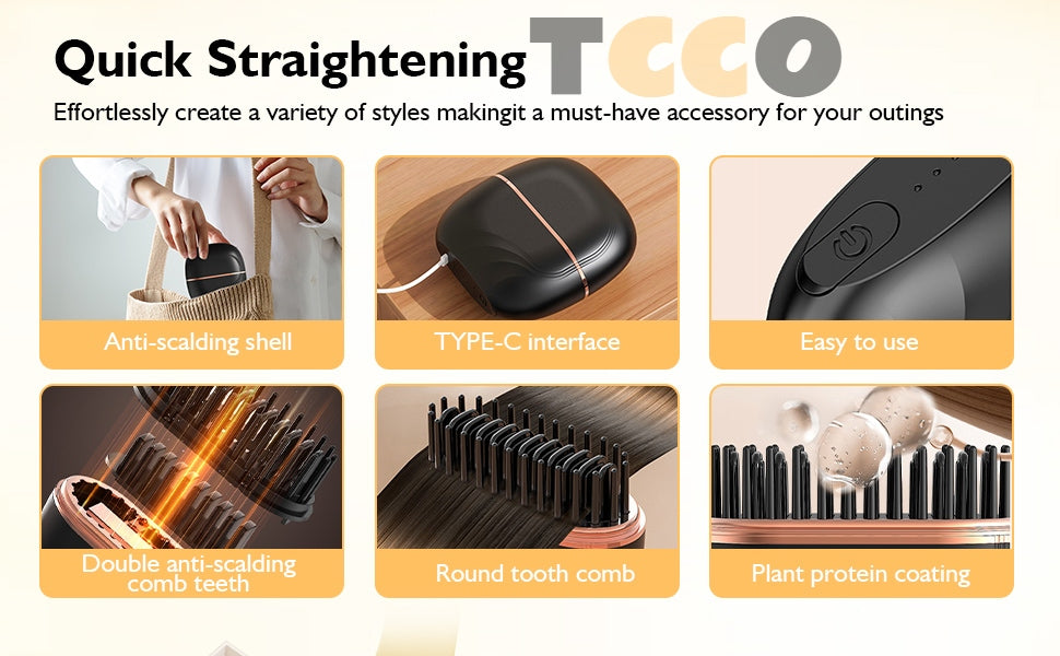 Pocket hair straightner