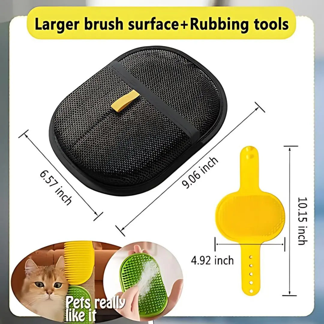 Pet hair removal gloves