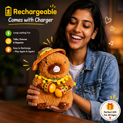 CapyBuddy Talking Musical Plush Toy