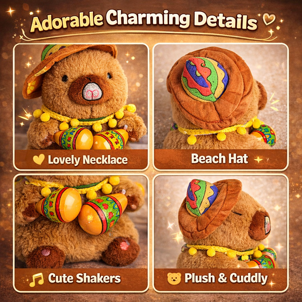 CapyBuddy Talking Musical Plush Toy