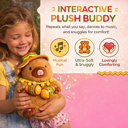 CapyBuddy Talking Musical Plush Toy