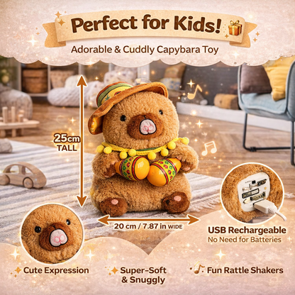 CapyBuddy Talking Musical Plush Toy