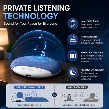 SleepSound Bluetooth Pillow Speaker