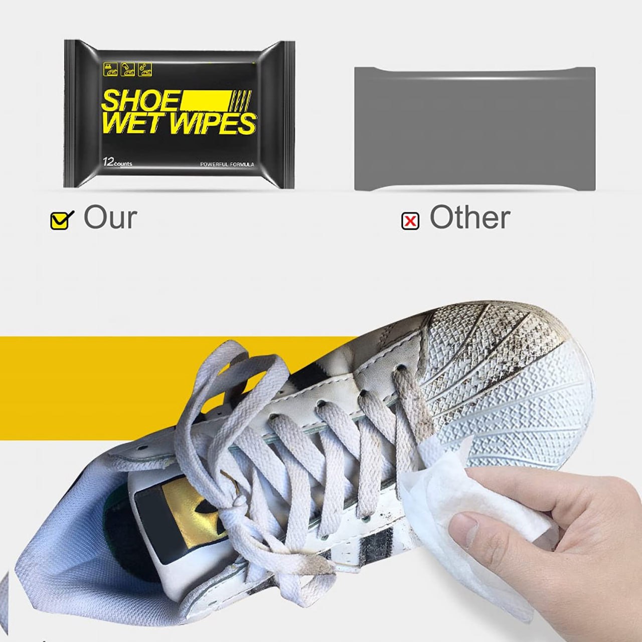 Shoe Cleaning Wet Wipes