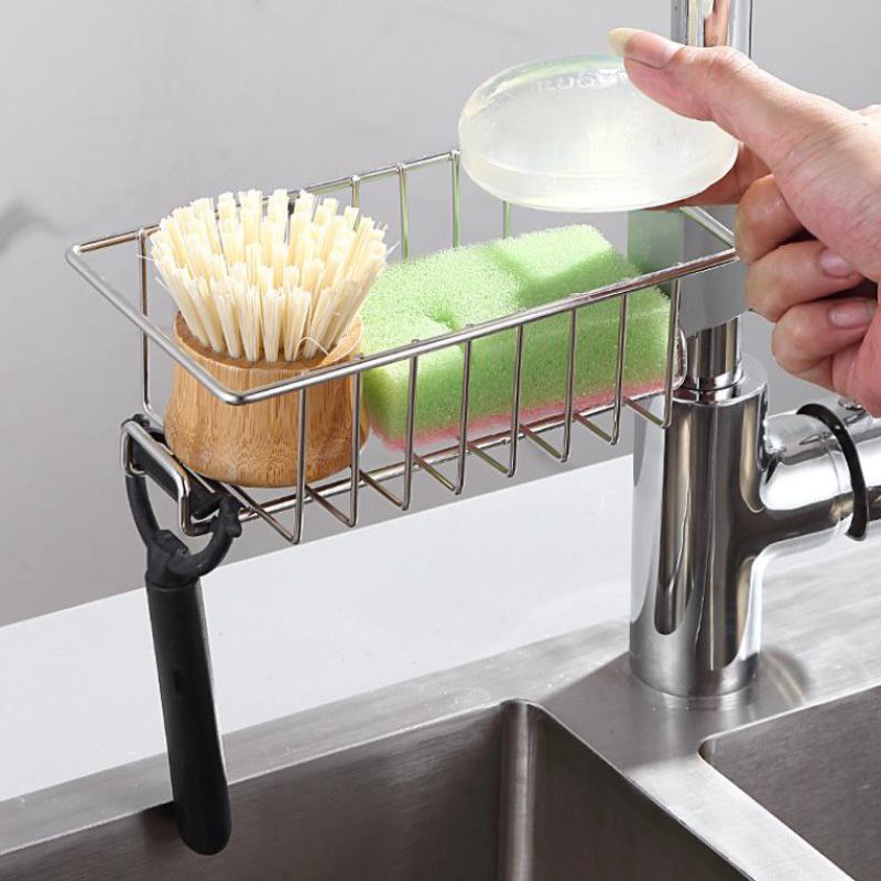 Rotating Faucet Storage Rack