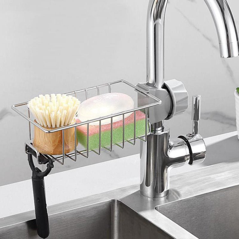 Rotating Faucet Storage Rack