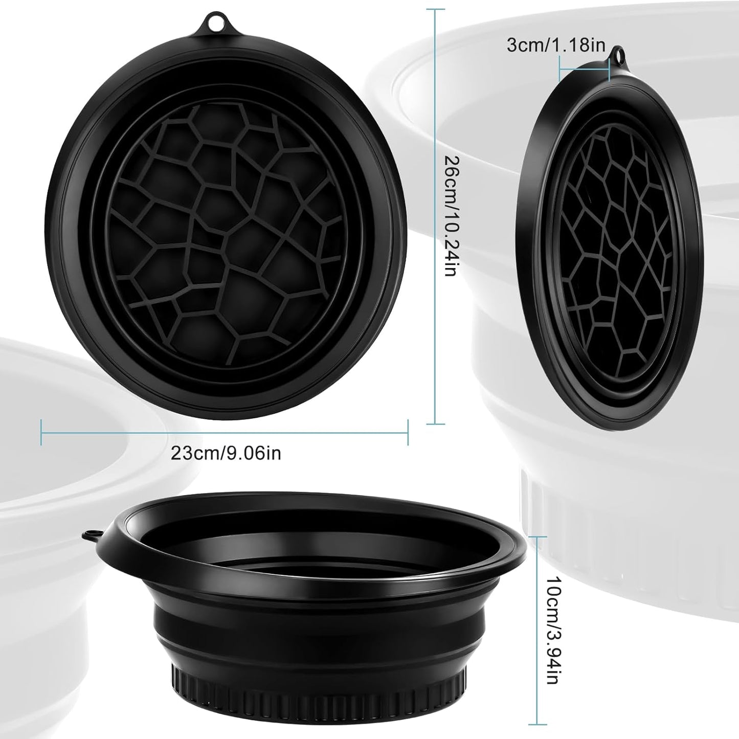 Face Ice Bath Bowl with Built-in Ice Tray