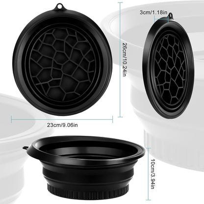 Face Ice Bath Bowl with Built-in Ice Tray