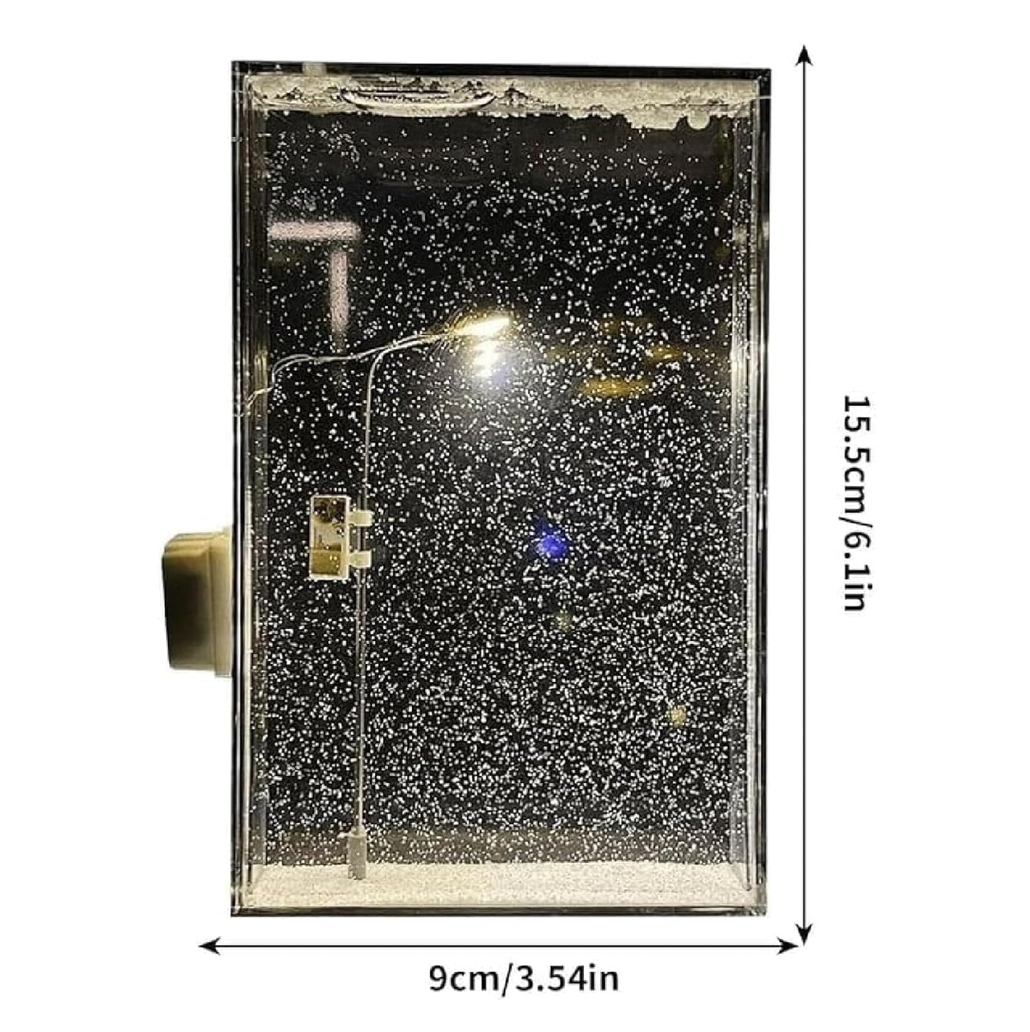 LED Snowfall Night Lamp (DIY Snow Scene Light)