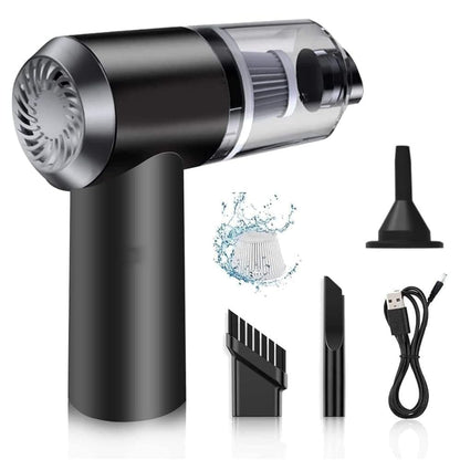 Portable rechargable car vaccum pro