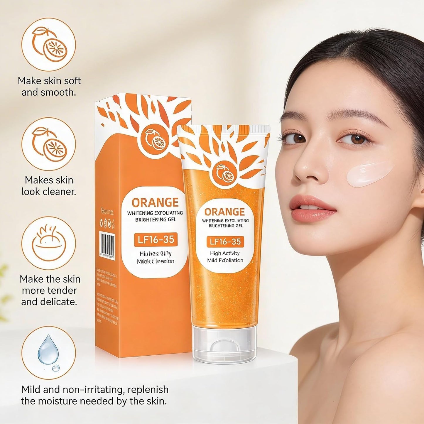 Orange Glow Exfoliating Brightening Gel