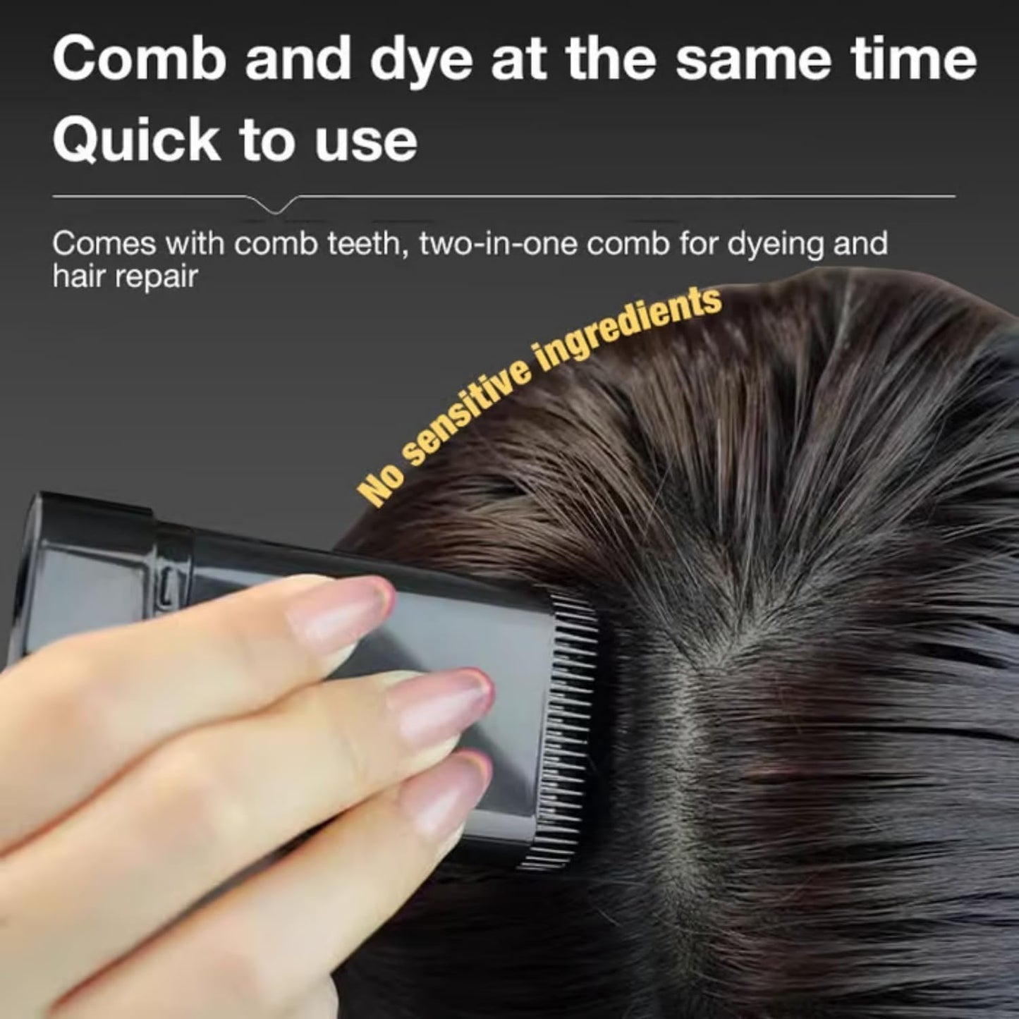 Instant Hair Root Touch-Up Comb Stick