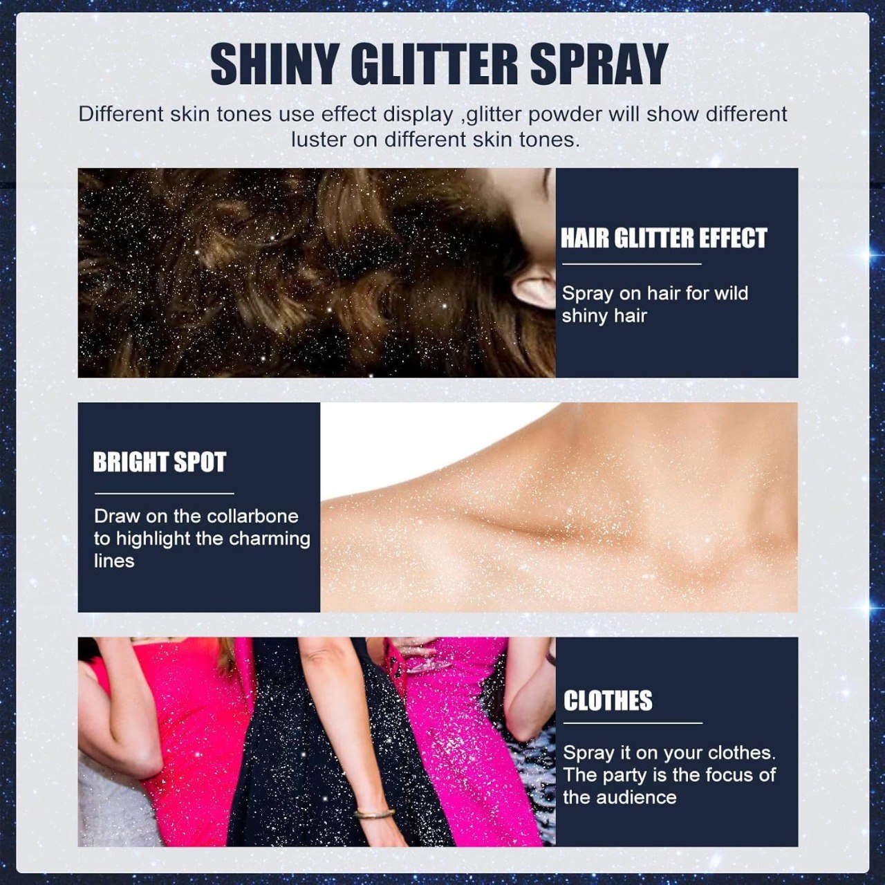 Shiny Glitter Spray