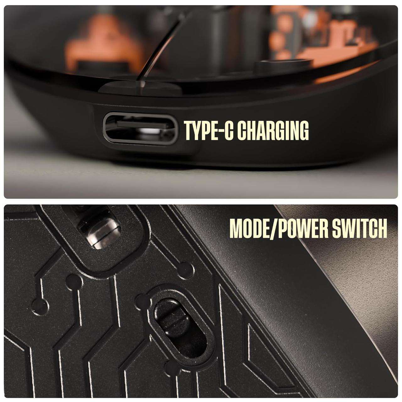 Transparent Wireless Gaming Mouse
