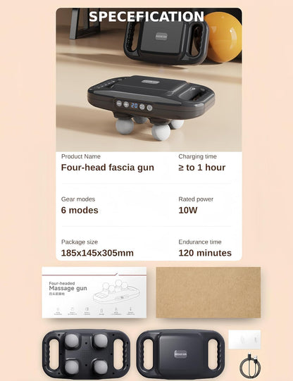 4-Head Intelligent Fascia Massager