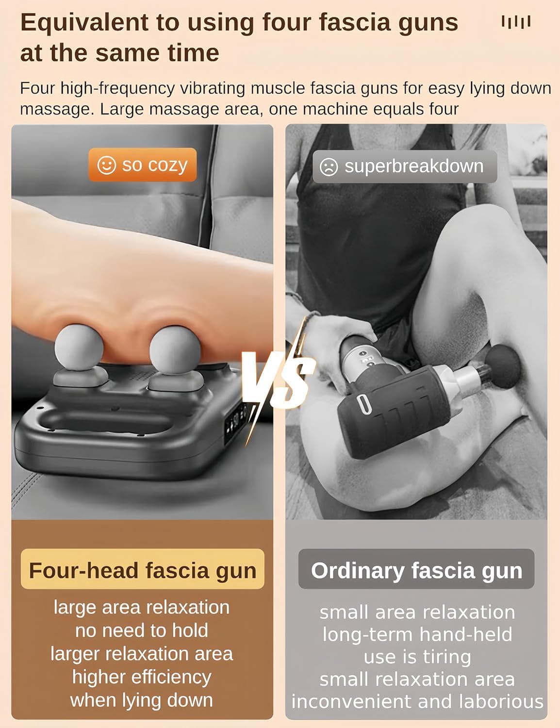 4-Head Intelligent Fascia Massager
