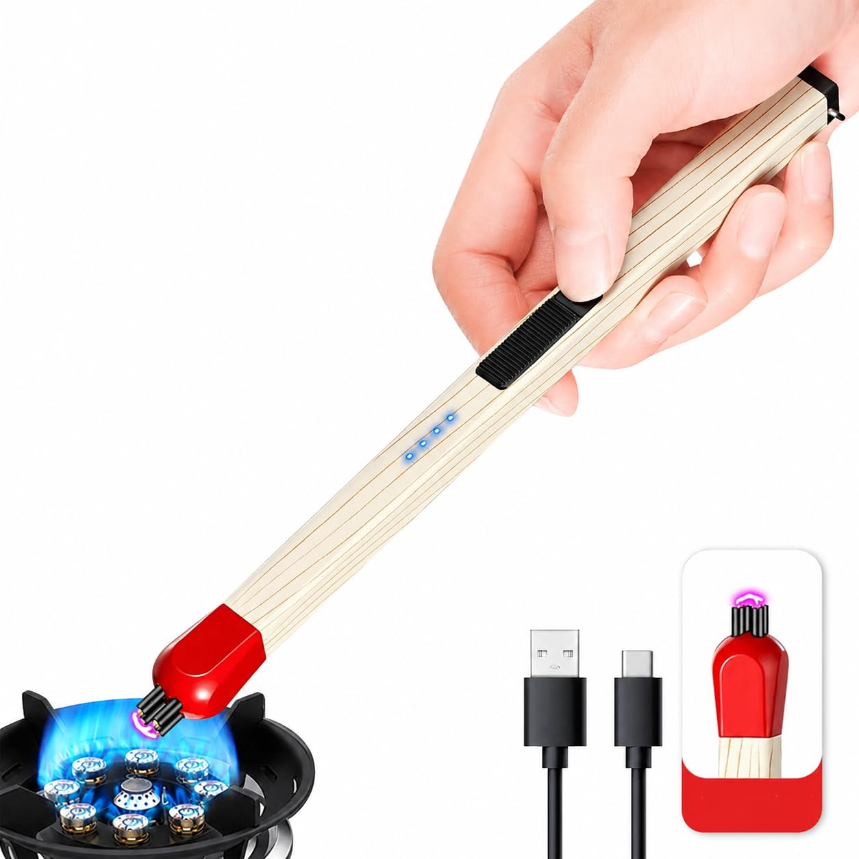 Rechargeable Electric Arc Lighter
