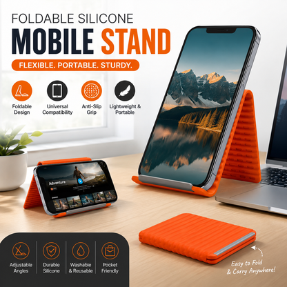 Foldable Silicone Mobile Stand