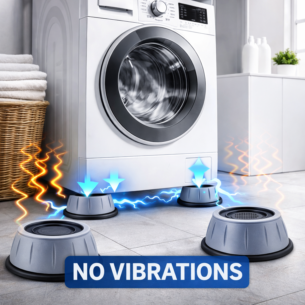 Anti Vibration Pad-Anti-vibration Pads For Washing Machine - 4 Pcs