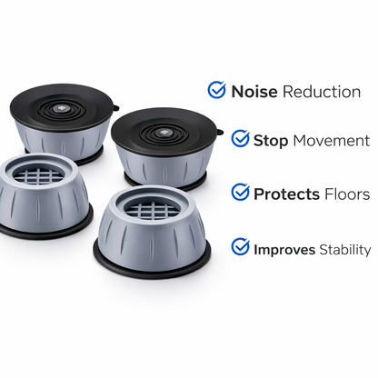 Anti Vibration Pad-Anti-vibration Pads For Washing Machine - 4 Pcs