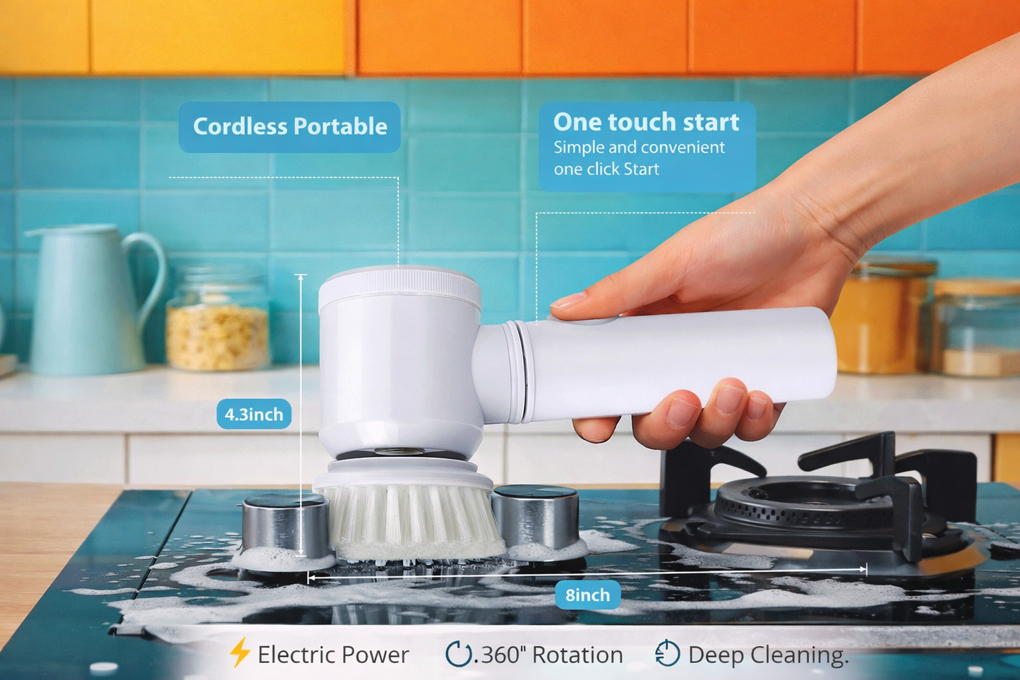 5-in-1 Electric Cleaning Brush