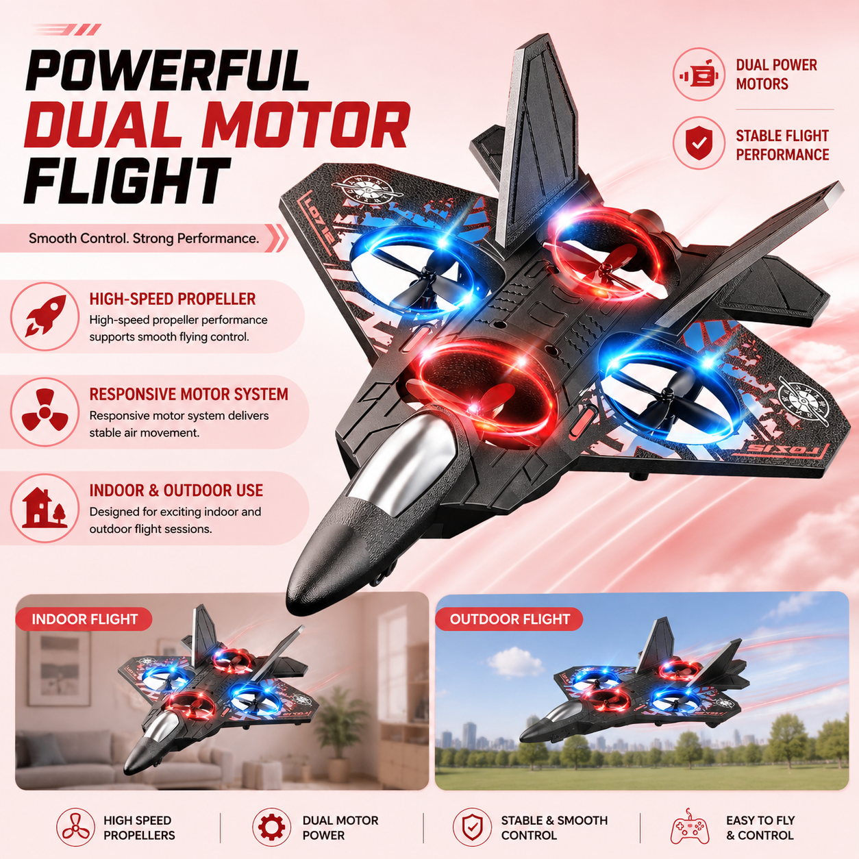 RC Fighter Jet Drone toy