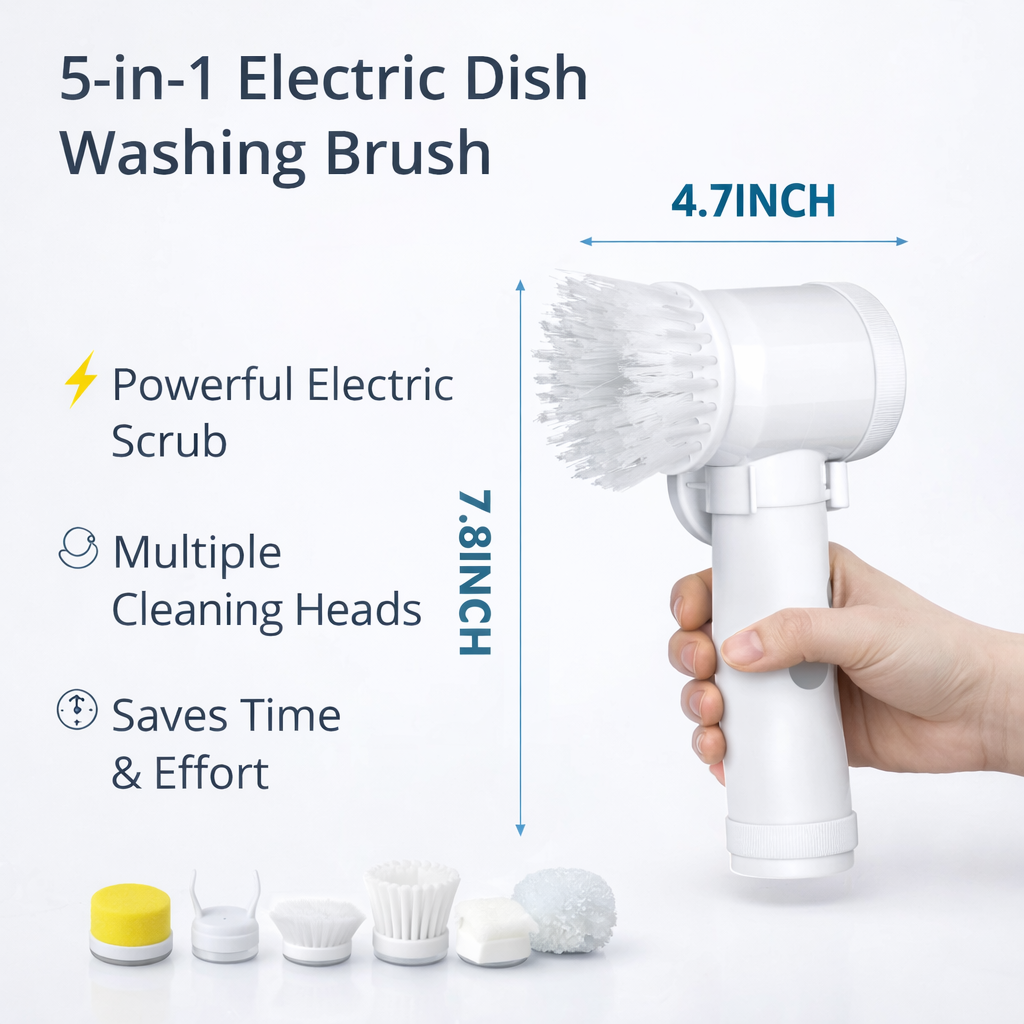 5-in-1 Electric Cleaning Brush