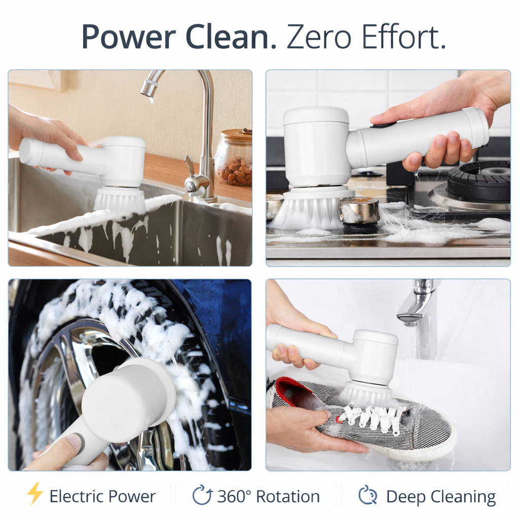 5-in-1 Electric Cleaning Brush