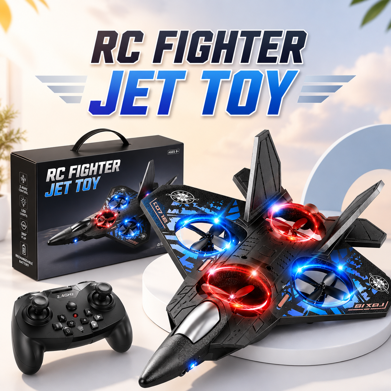 RC Fighter Jet Drone toy