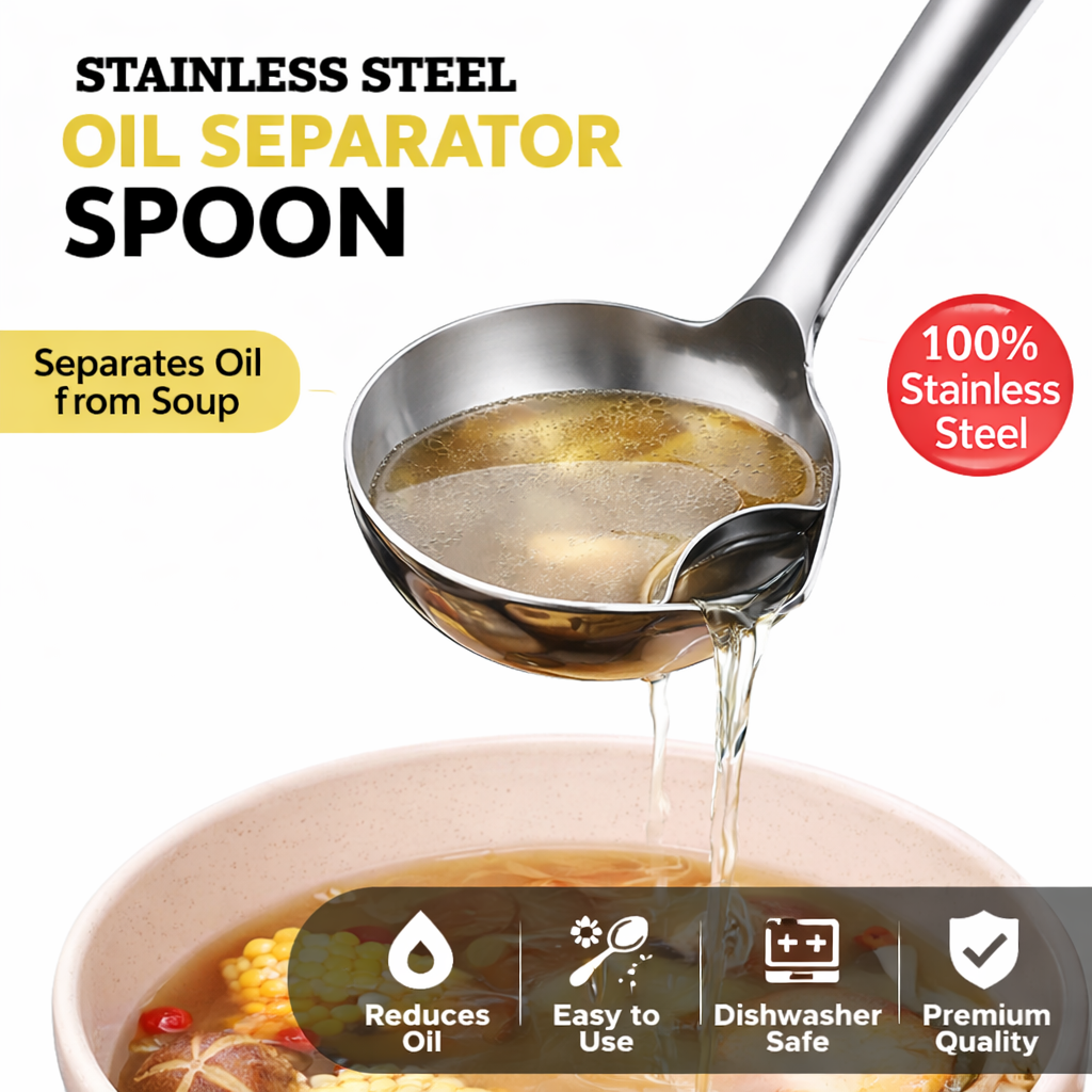 Stainless Steel Oil Separator Spoon