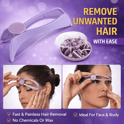Face And Body Hair Threading Tweezers