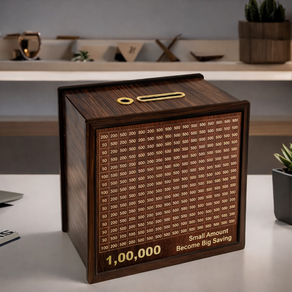 Savings Challenge Piggy Bank