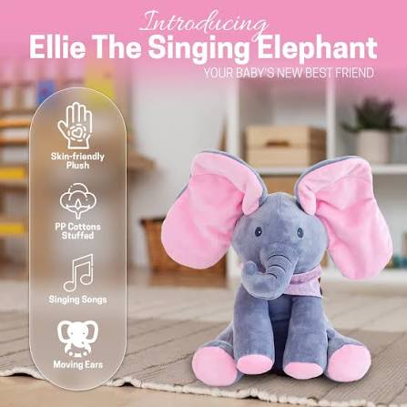 Dancing elephant toy