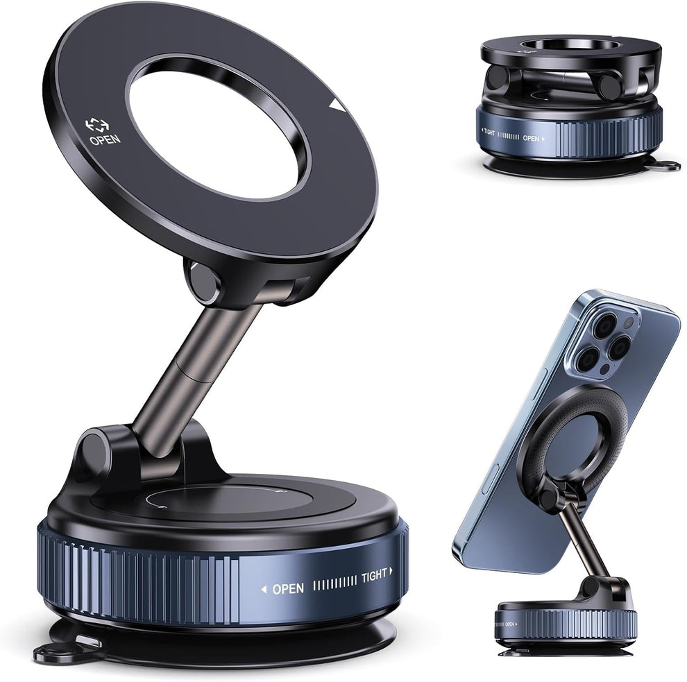 360° Magnetic Vacuum Car Phone Holder
