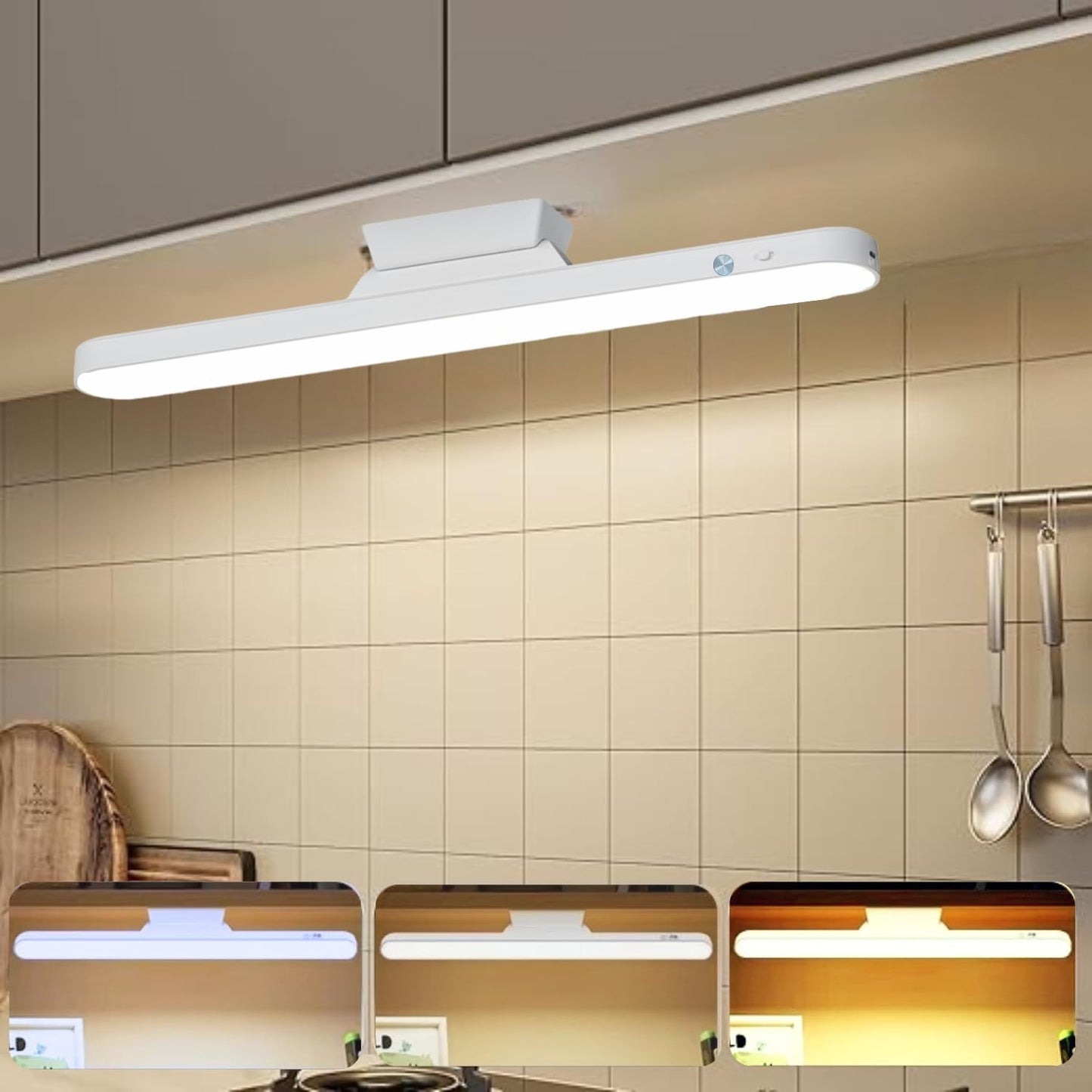 Rechargeable Magnetic Motion Sensor LED Cabinet Light