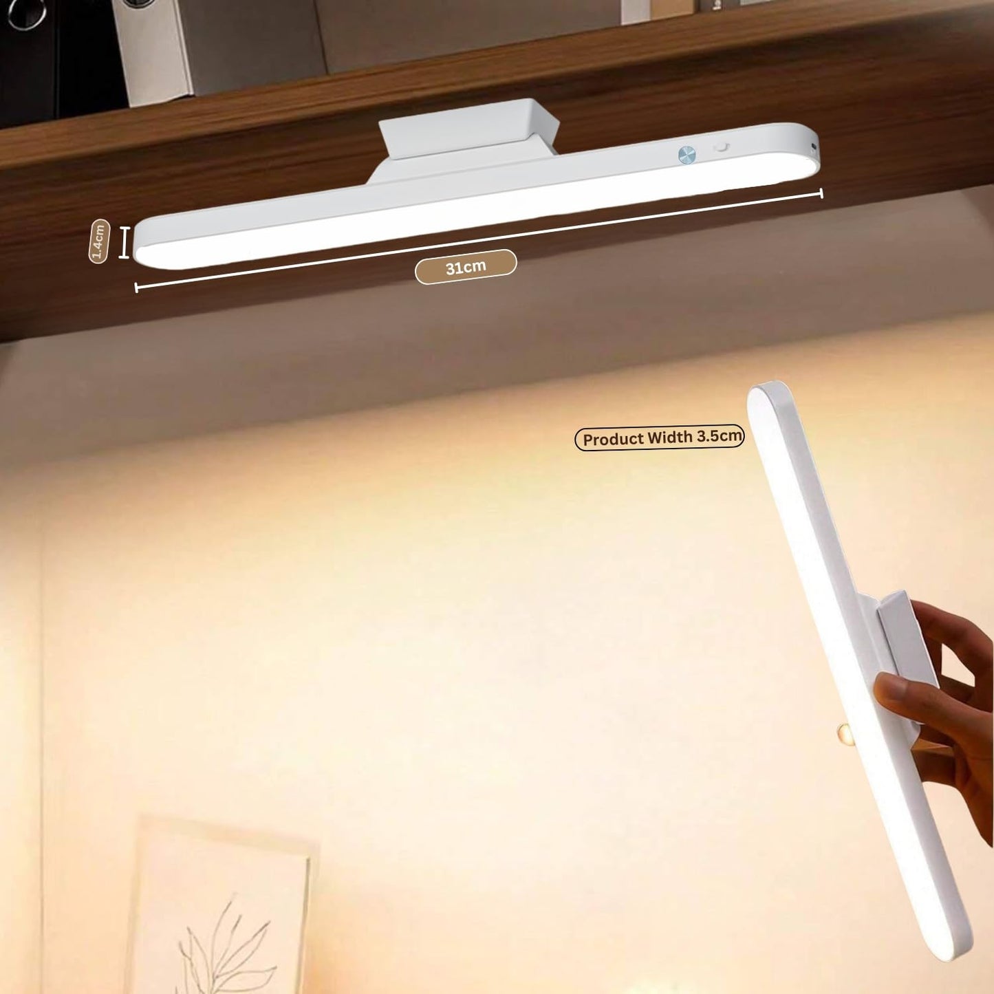 Rechargeable Magnetic Motion Sensor LED Cabinet Light