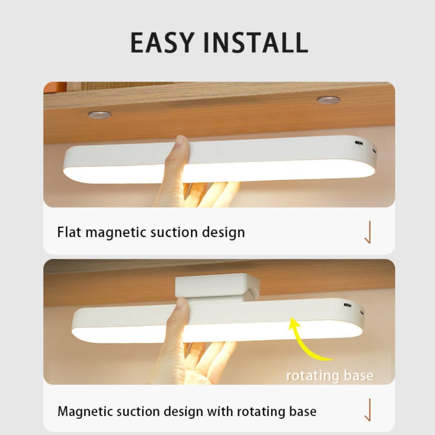 Rechargeable Magnetic Motion Sensor LED Cabinet Light