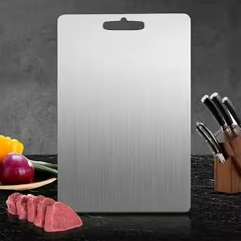 Stainless steel cutting board