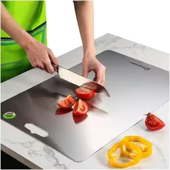 Stainless steel cutting board